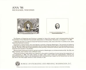 Souvenir Card # B-94 - Americana