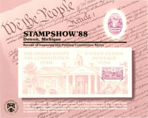 Souvenir Card # B-118 - Americana