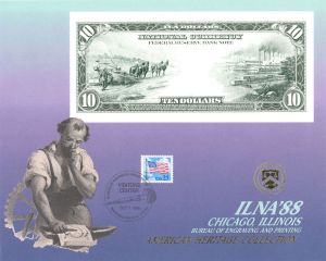 Souvenir Card # B-119 - Americana