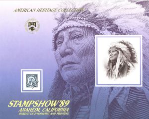 Souvenir Card # B-132 - Americana