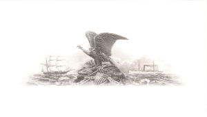 Souvenir Card # B-134 - Americana