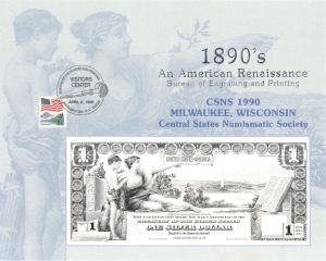 Souvenir Card # B-136 - Americana