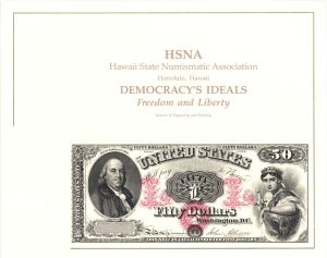 Souvenir Card # B-144 - Americana