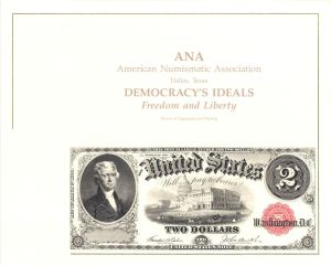Souvenir Card # B-147 - Americana