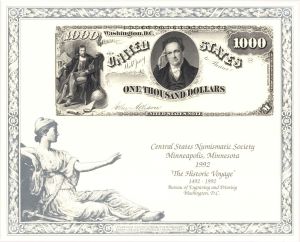 Souvenir Card # B-155 - Americana