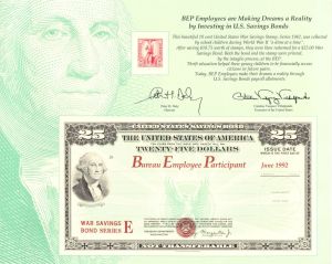 Souvenir Card # B-162 - Americana