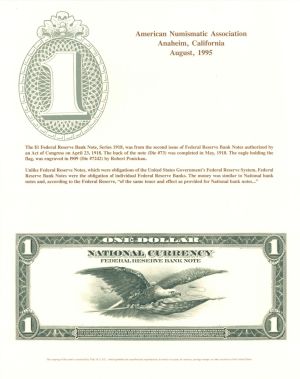 Souvenir Card # B-199 - Americana