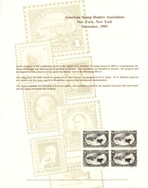Souvenir Card # B-202 - Americana