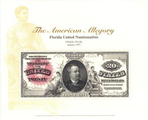 Souvenir Card # B-214 - Americana