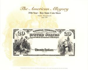 Souvenir Card # B-216 - Americana