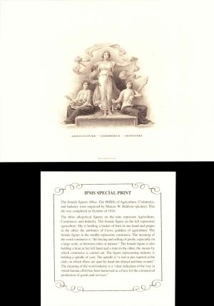 Souvenir Card # B-220 - Americana