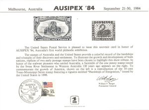Souvenir Card # PS-52 - Americana