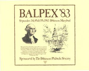 Souvenir Card dated 1983 - Americana