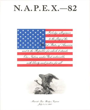 Souvenir Card 1982 dated - Americana