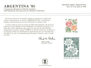 Souvenir Card #PS-58 - Americana