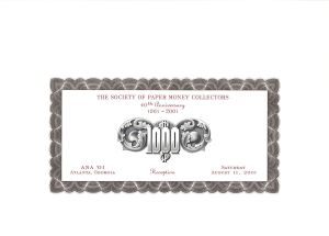 Souvenir Card dated 2001 - Americana