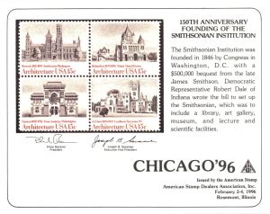 Souvenir Card dated 1996 - Americana