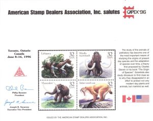 Souvenir Card dated 1996 - Americana