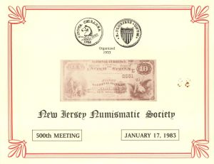 Souvenir Card dated 1983 - Americana