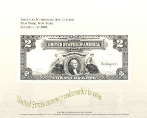Souvenir Card dated 2002 - Americana