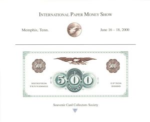 Souvenir Card dated 2000 - Americana