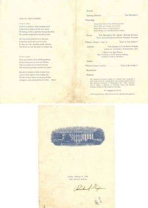 Religious booklet signed by Richard Nixon
