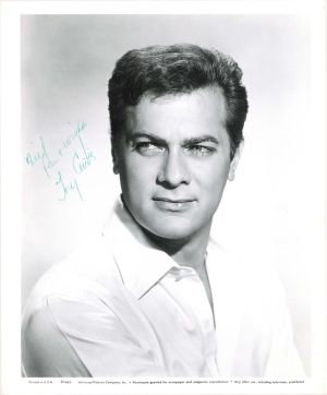Autographed Photo of Tony Curtis - 1963 dated Autograph