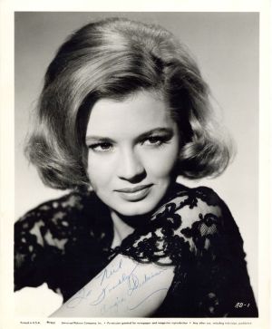 Autographed Photo of Angie Dickinson - 1963 dated Autograph