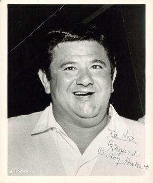 Autographed Photo of Buddy Hackett - (1960's) dated Autograph