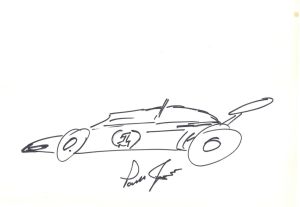 Sketch signed by Paul Jones