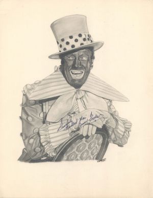 Signed Sketch of Benny Fields - Autograph