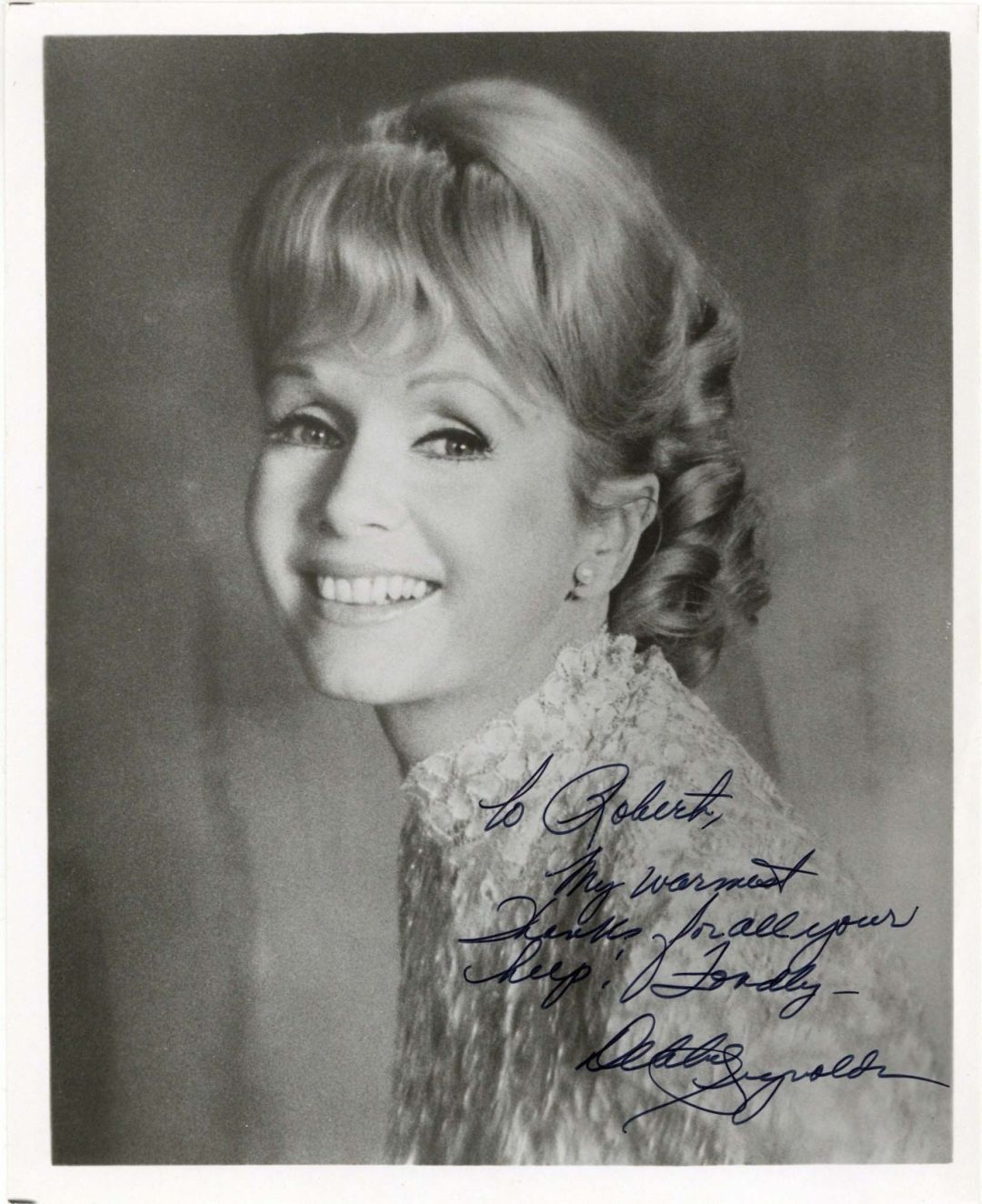 Debbie Reynolds Signed Photograph - Autograph