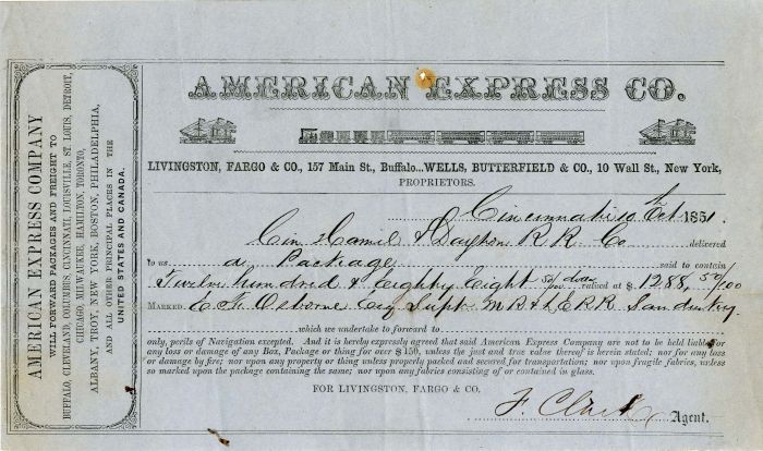 American Express Co. - Early Express Receipt