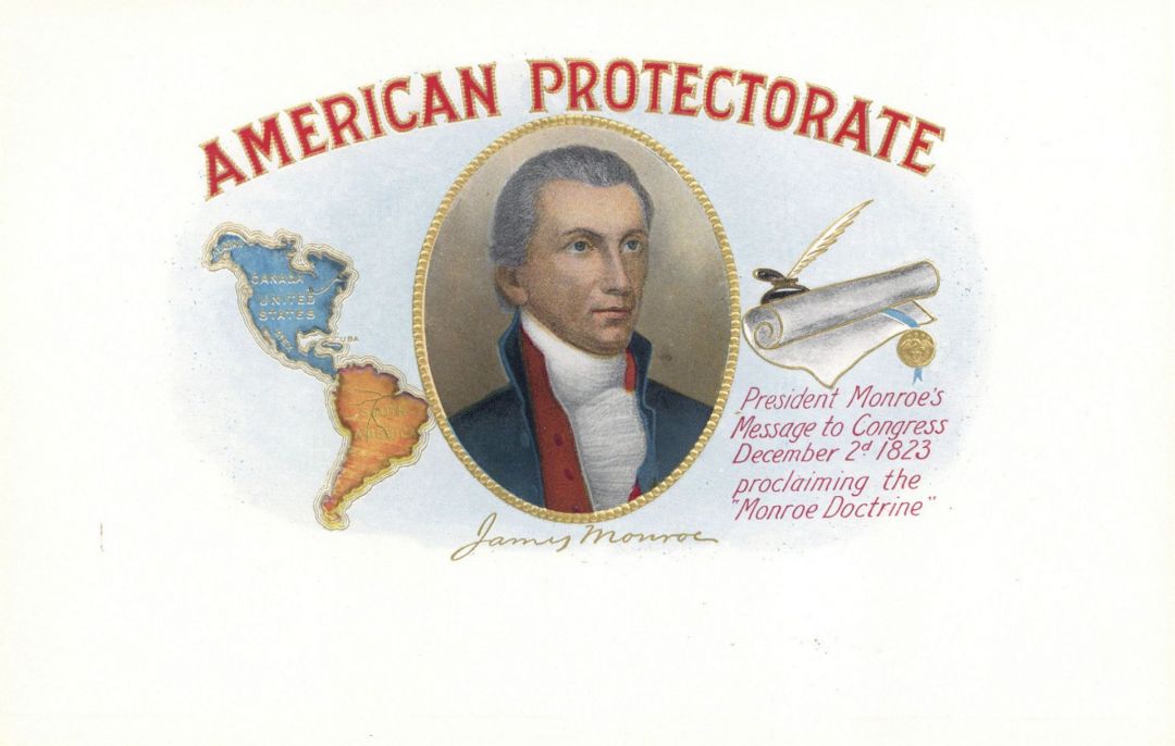 American Protectorate - Cigar Box Label - <b>Not Actual Cigars</b>