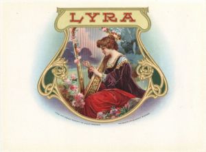  Lyra - Cigar Box Label - <b>Not Actual Cigars</b>