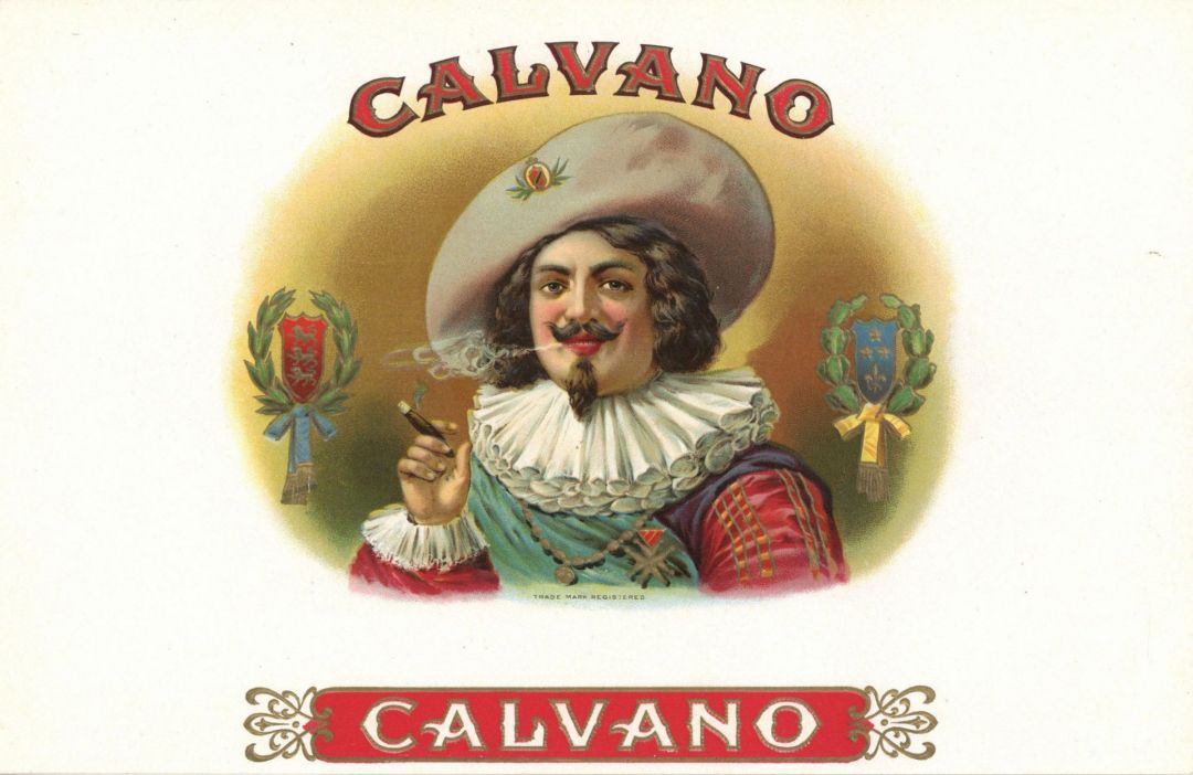 Calvano - Cigar Box Labels - <b>Not Actual Cigars</b>