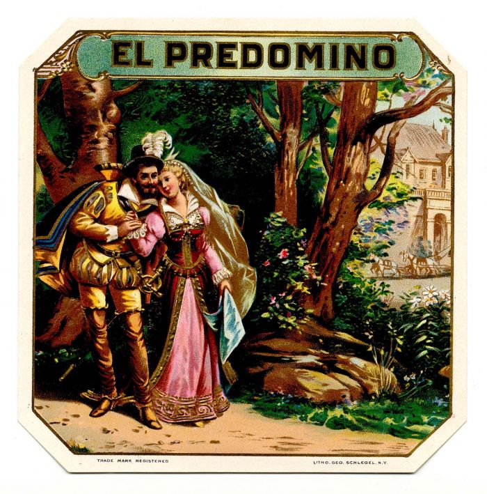 El Predomino - Cigar Box Label - <b>Not Actual Cigars</b>