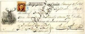 Cincinnati, Hamilton & Dayton Railroad Co. - Railroad Check