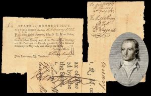 Revolutionary War Pay Order dated 1781-82 Signed by General Jedediah Huntington - Connecticut - Extremely Popular