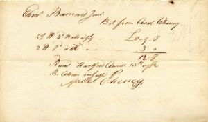 Commissary Department Receipt - Connecticut Revolutionary War Document