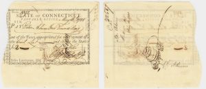 1780's dated Pay Order Signed by Oliver Wolcott Jr. - Connecticut Revolutionary War