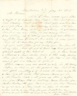 Revolutionary War Pension for John Lamb - Connecticut - 1858 dated American Revolutionary War