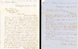 Revolutionary War Pension for Stephen Squires - Connecticut - 1853 dated American Revolutionary War