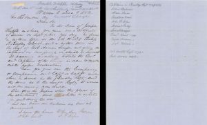 Revolutionary War Pension for Joseph Whipple - Connecticut - 1853 dated American Revolutionary War