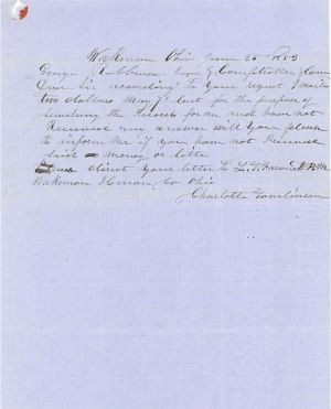 Revolutionary War Pension for Peter Anthony Laborie - Connecticut - 1853 dated American Revolutionary War