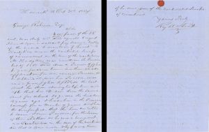 Revolutionary War Pension for Thomas Hodgkins - Connecticut - 1854 dated American Revolutionary War