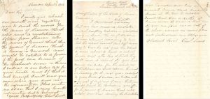 Revolutionary War Pension for Simeon Hunt and Daniel Hunt - Connecticut - 1856 dated American Revolutionary War