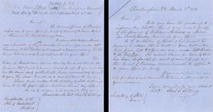 Revolutionary War Pension for William Minard - Connecticut - 1856 dated American Revolutionary War