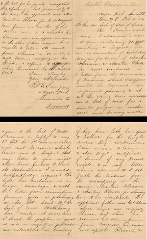 Revolutionary War Pension for Martin Elsmore - Connecticut - 1856 dated American Revolutionary War