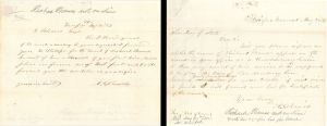 Revolutionary War Pension for Richard Thomas - Connecticut - 1857 dated American Revolutionary War